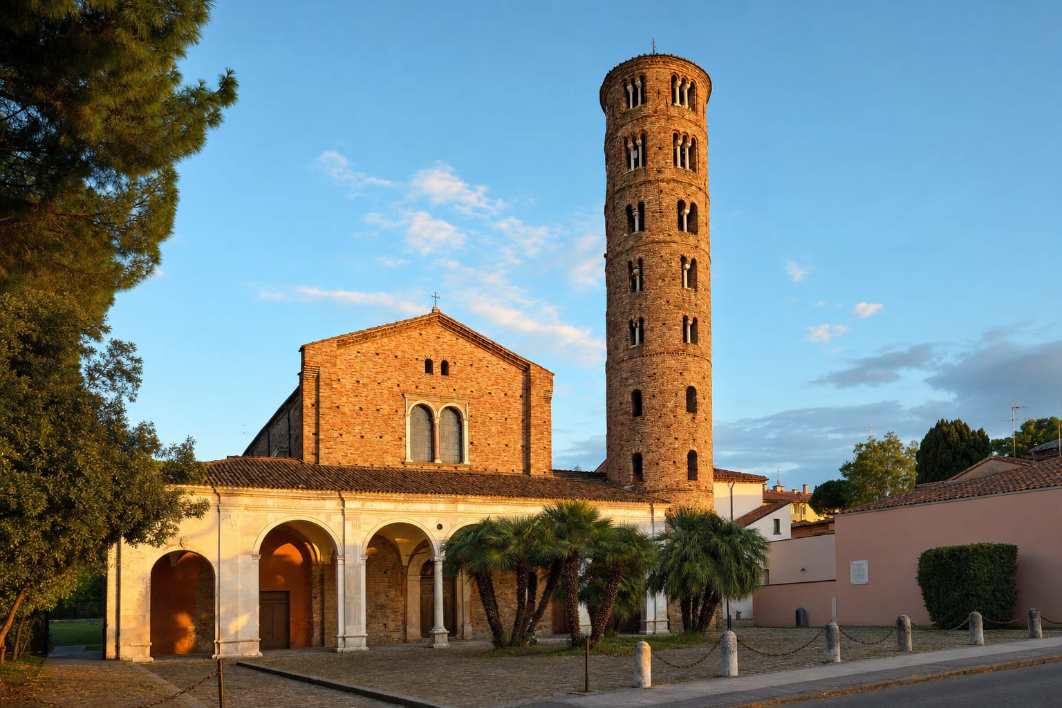 Sant'Apollinare Nuovo and its round campanile, Ravenna