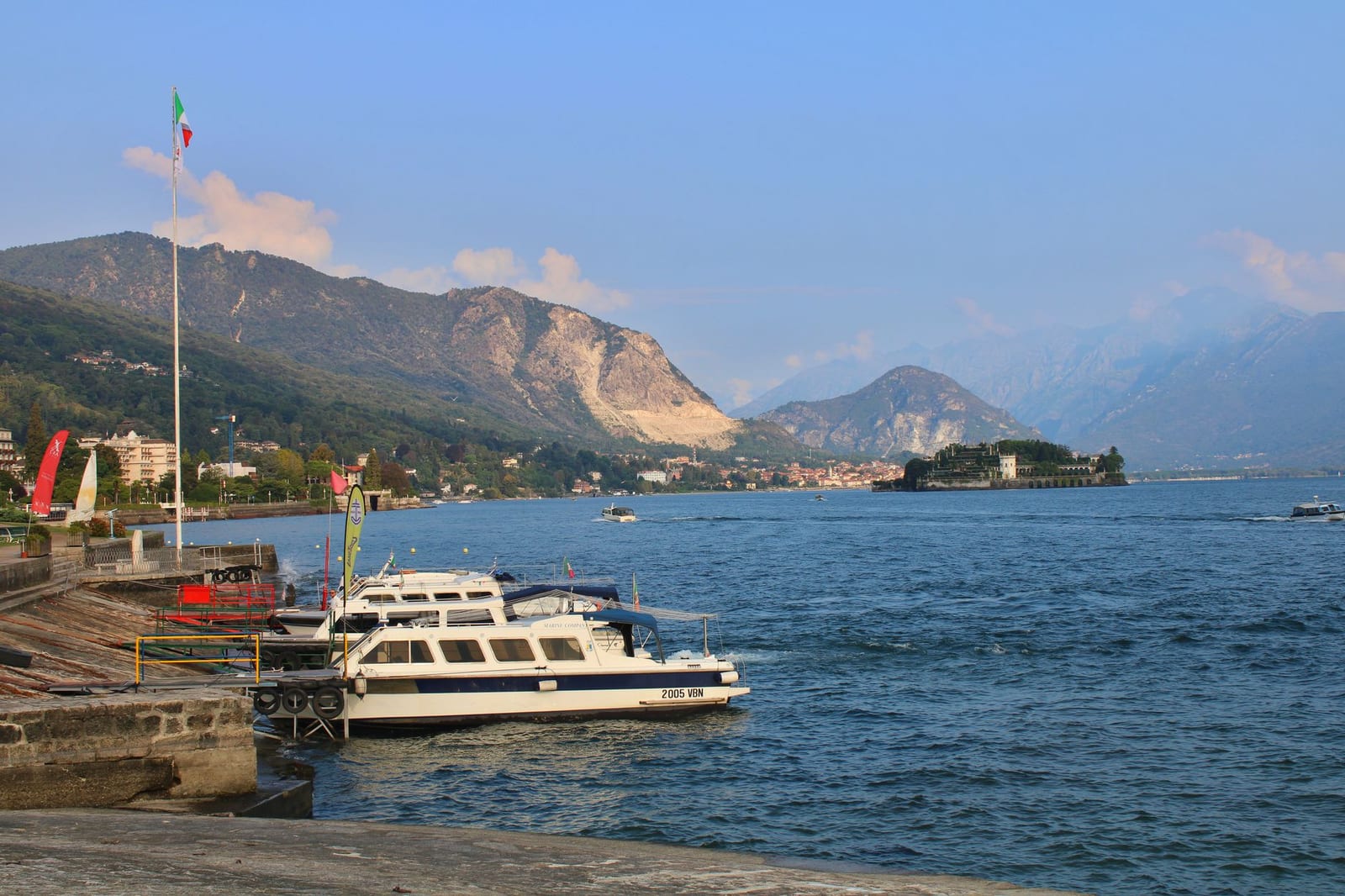 Isola Bella across the water from Stresa's lakefront on Lake Maggiore
