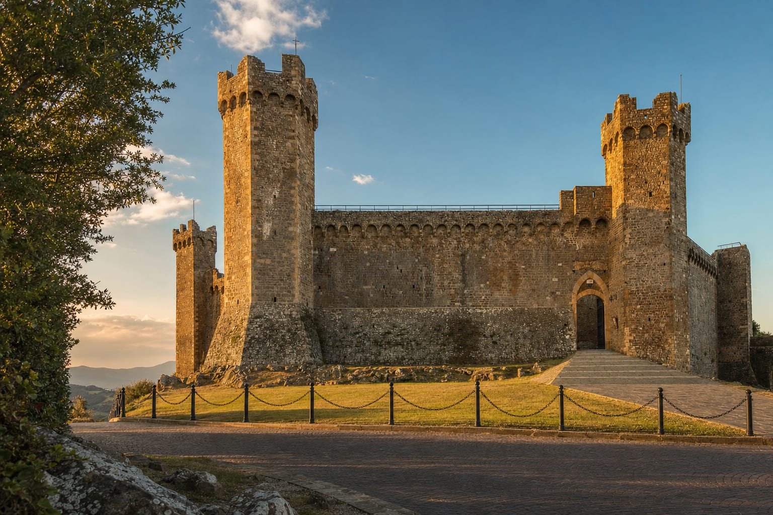 The fortress of Montalcino, last refuge of the Sienese Republic