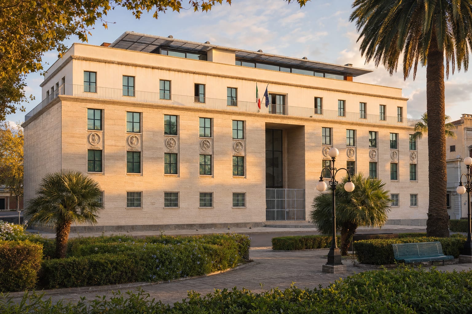 Palazzo Piacentini, home of the Riace Bronzes in Reggio Calabria