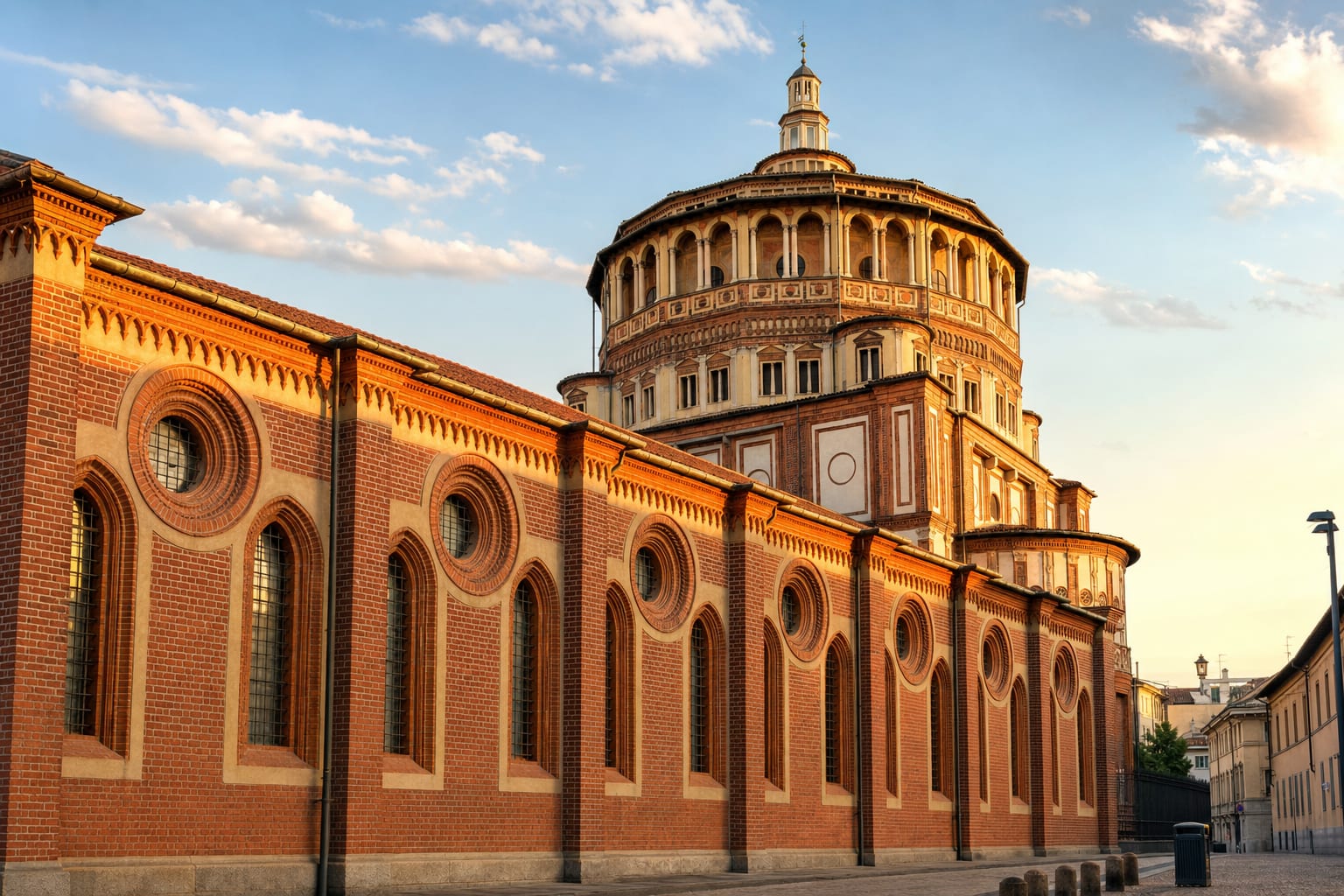 Bramante's tribune of Santa Maria delle Grazie, home of the Last Supper