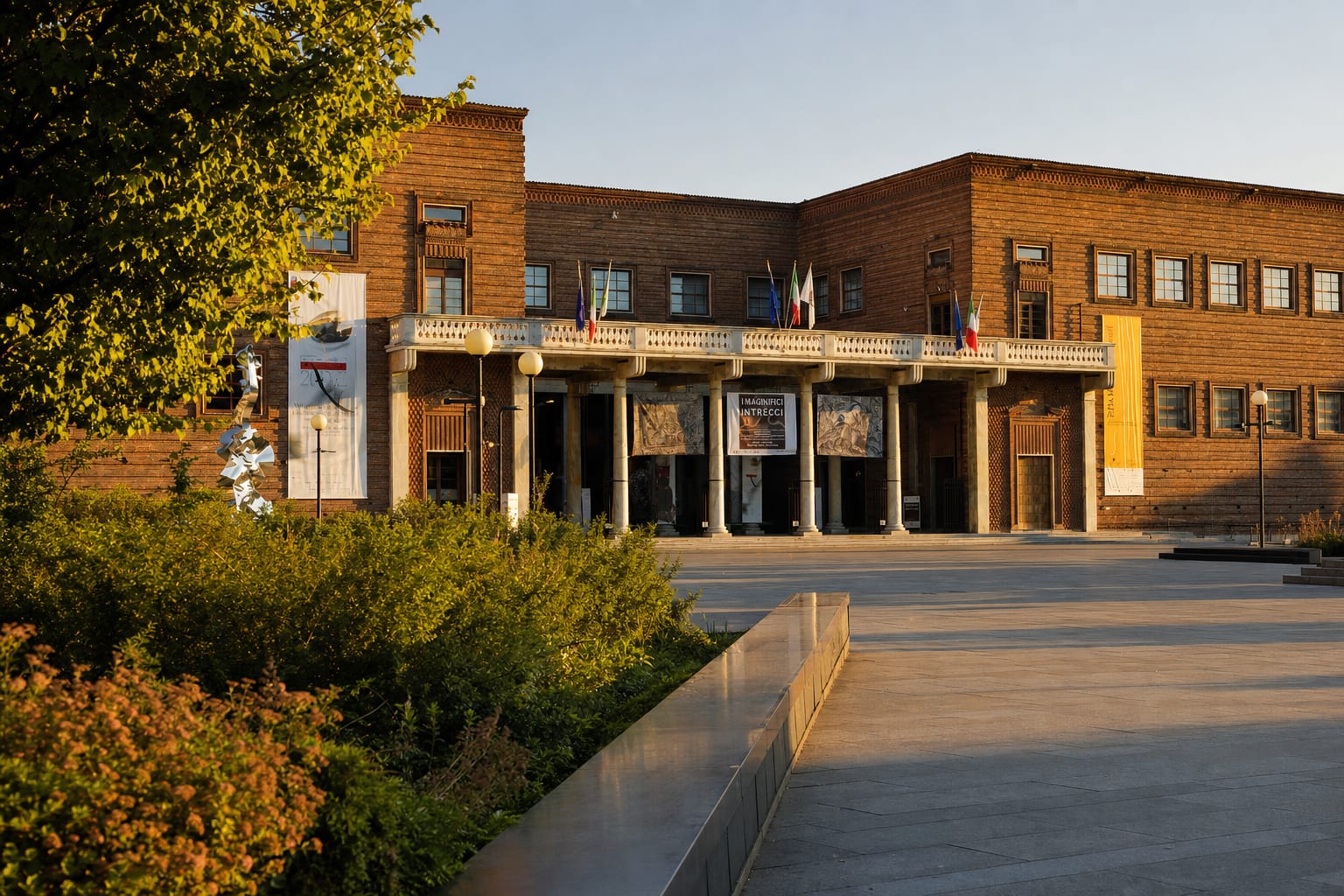 The Palazzo dell'Arte, home of Cremona's Stradivari violins