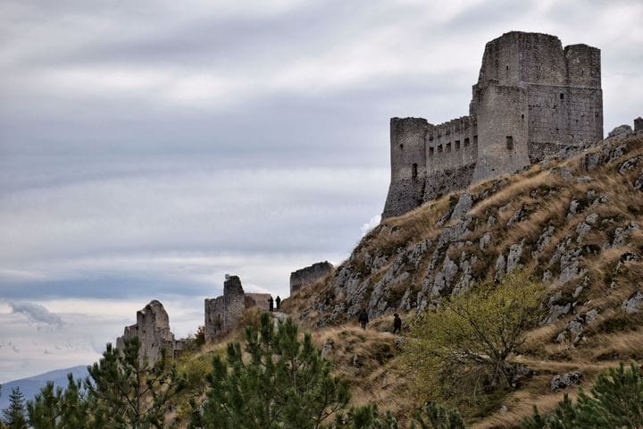 The ruined watchtower of Rocca Calascio