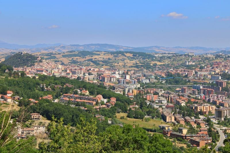 Campobasso spread across its Molise hills