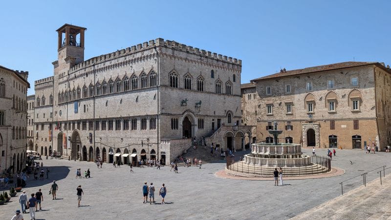 The Fontana Maggiore before Palazzo dei Priori, Perugia
