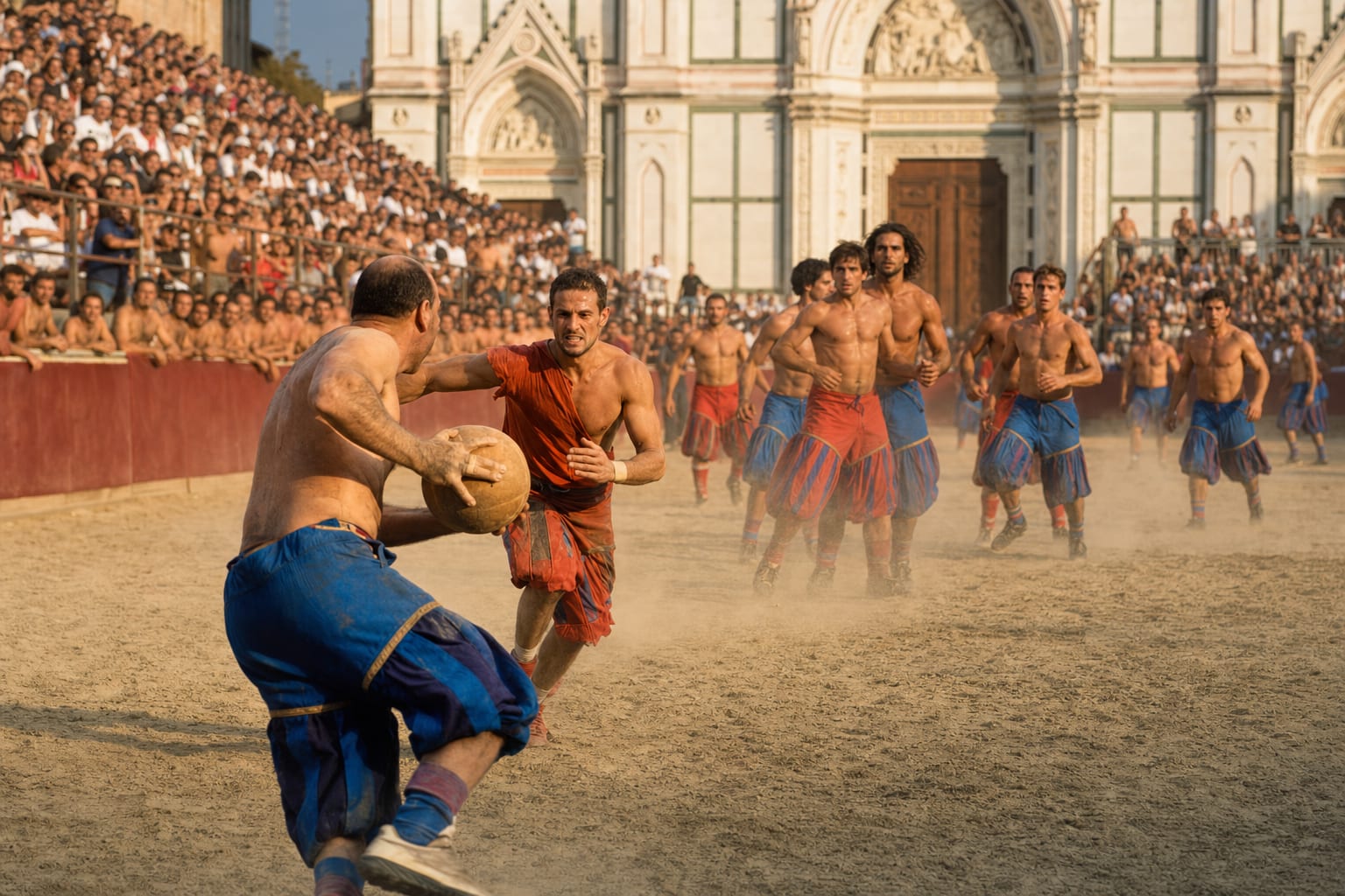 Calcio Storico Fiorentino in Florence, Italy