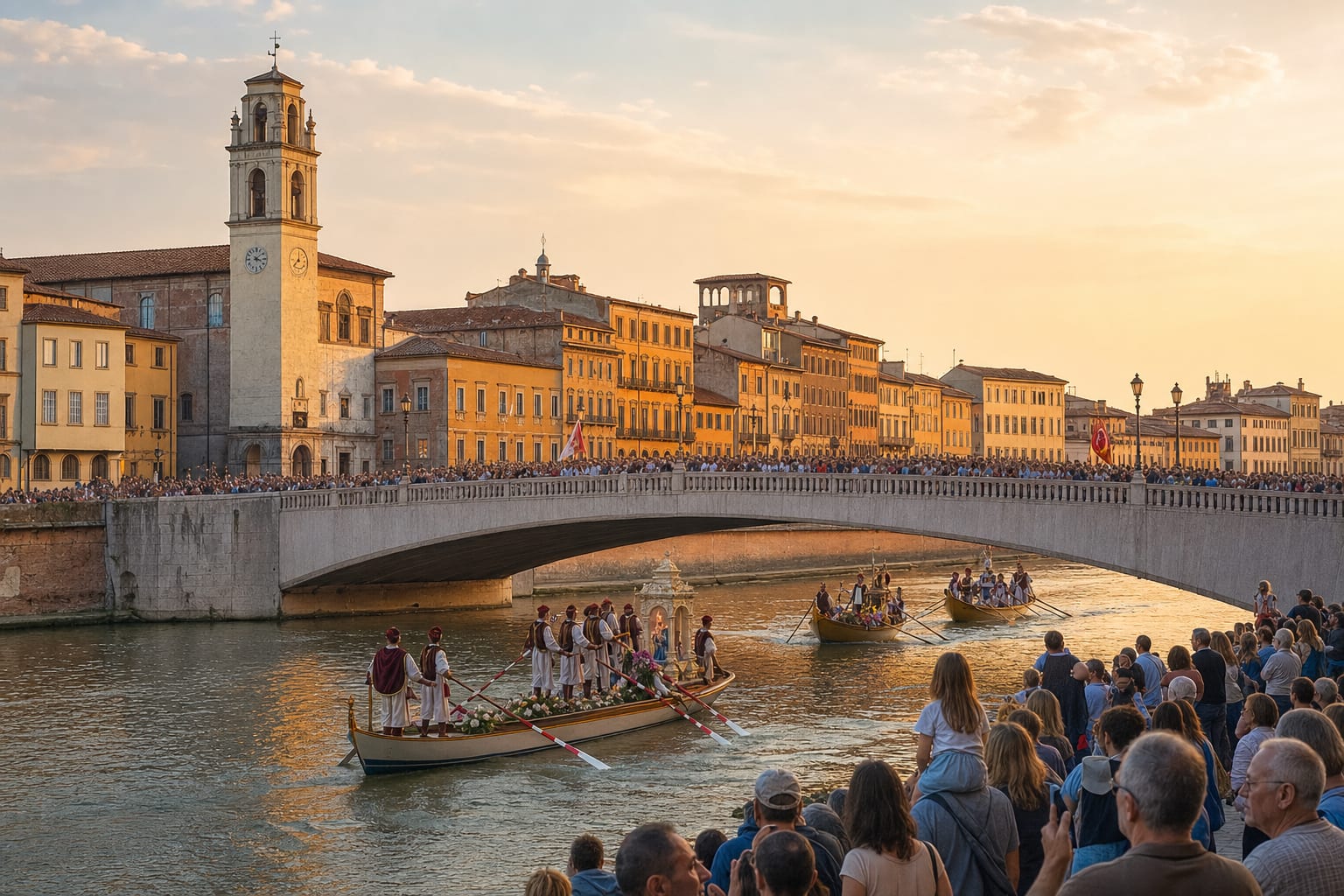Luminara di San Ranieri in Pisa, Italy