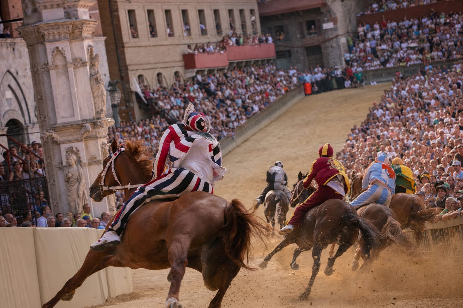 Palio di Siena (August) in Siena, Italy