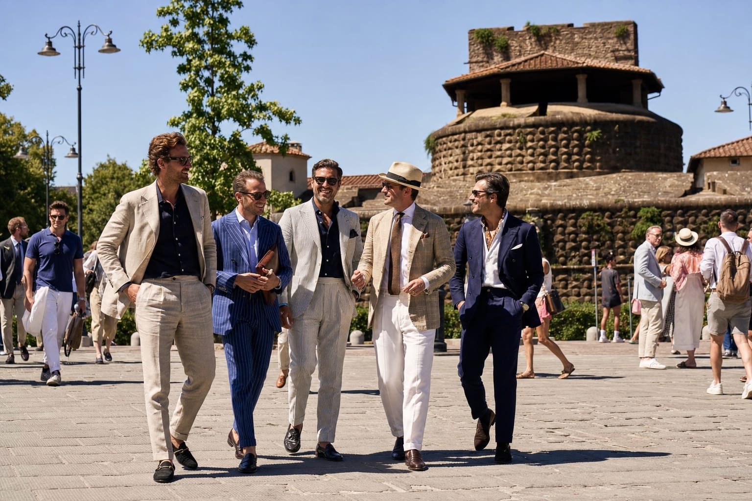 Pitti Uomo in Florence, Italy