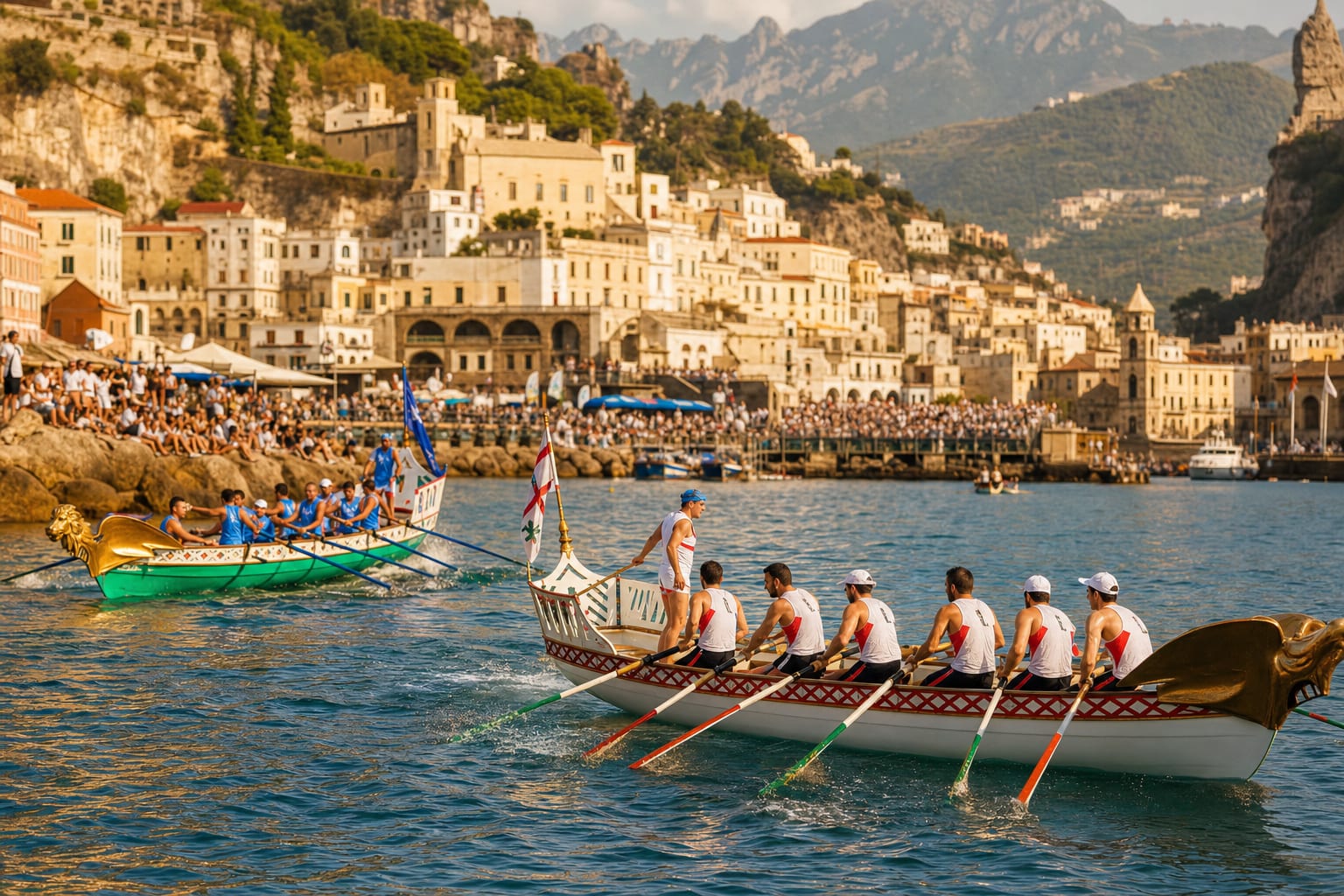 Regata delle Antiche Repubbliche Marinare in Amalfi, Italy