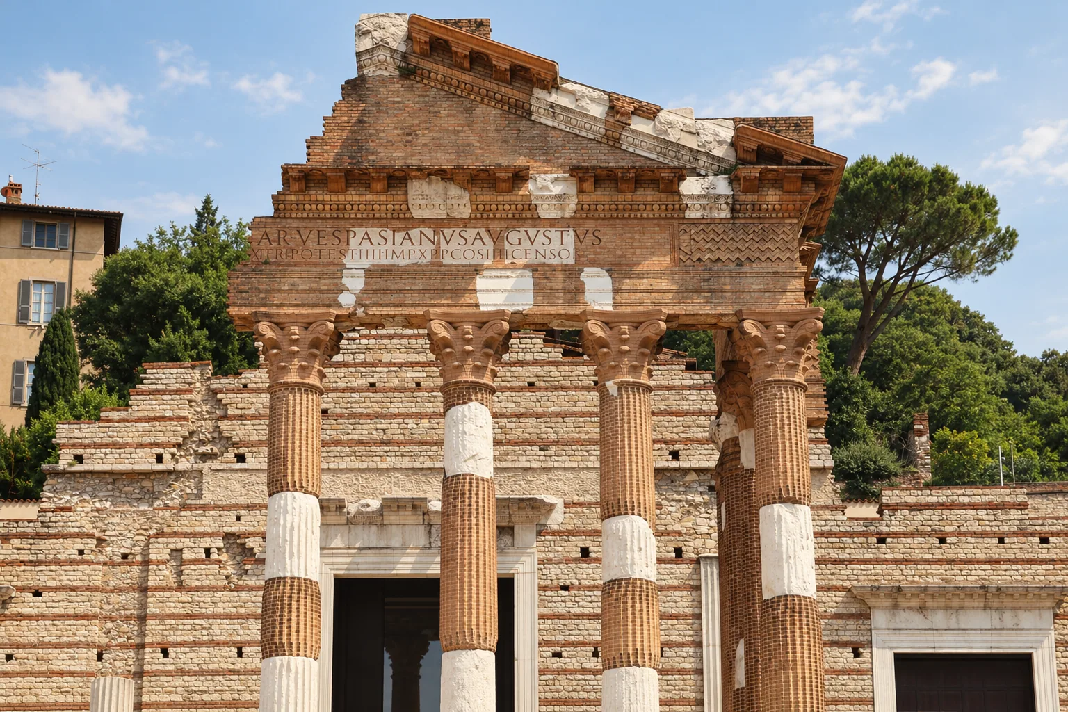 Capitolium of Brescia, Italy