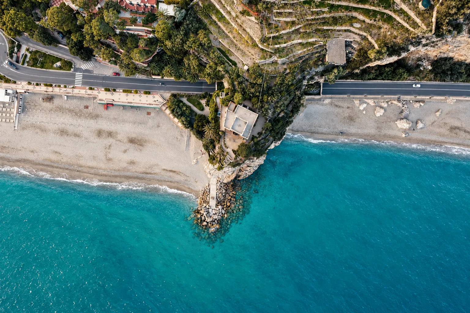 The turquoise coves of the Finalese coast