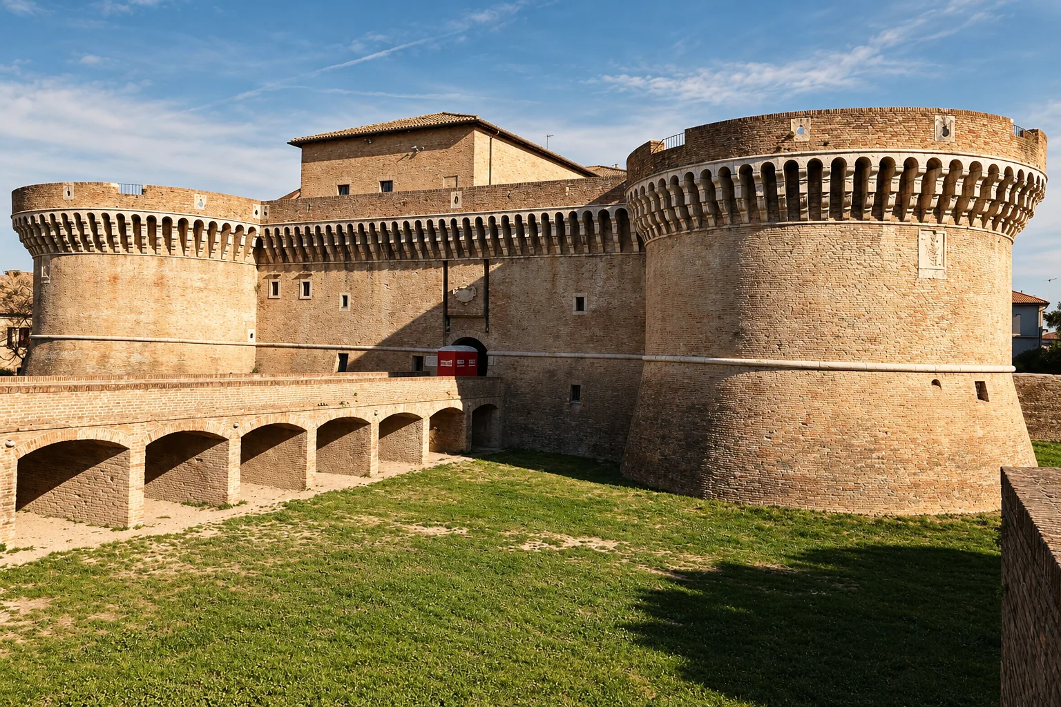The Rocca Roveresca standing over Senigallia