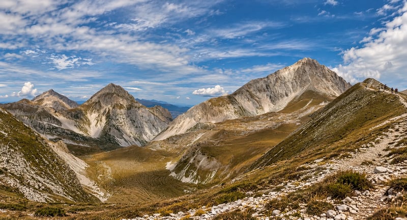 A high trail through the Gran Sasso, Abruzzo