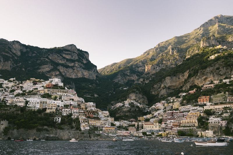 The Amalfi coast tumbling to the sea, Campania