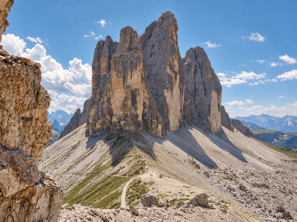 The Tre Cime di Lavaredo, Dolomites