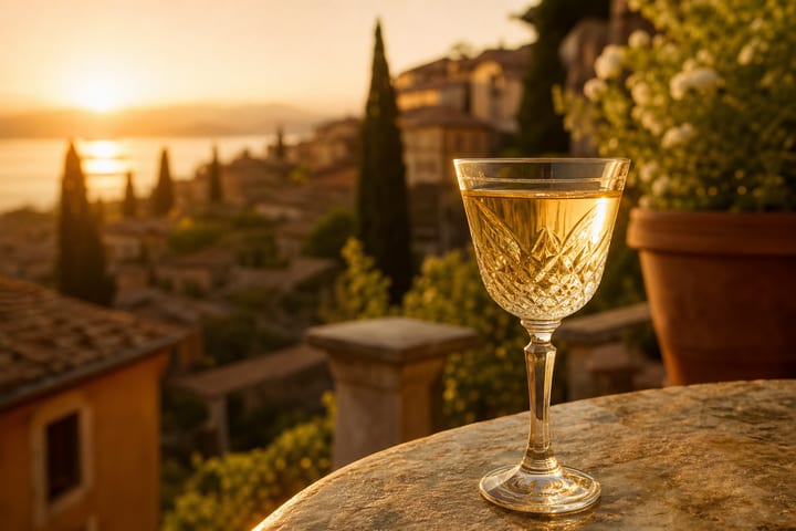 Vermouth Bianco wine bottle from Turin