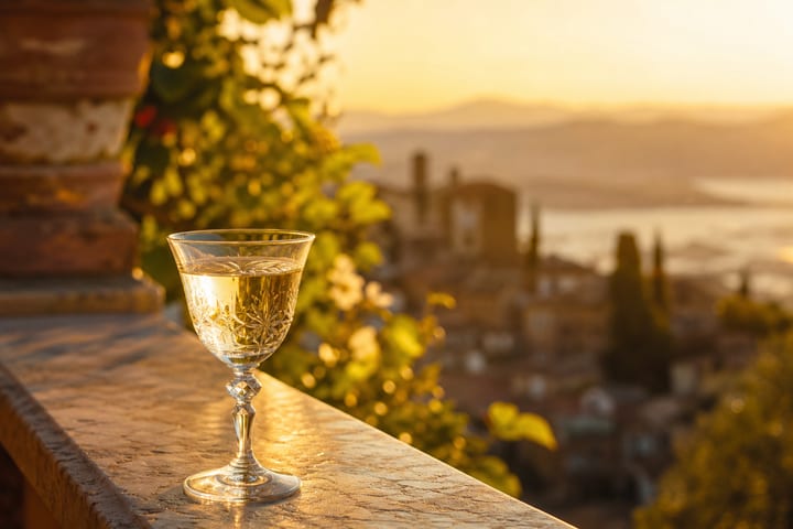 Vermouth Bianco wine bottle from Turin