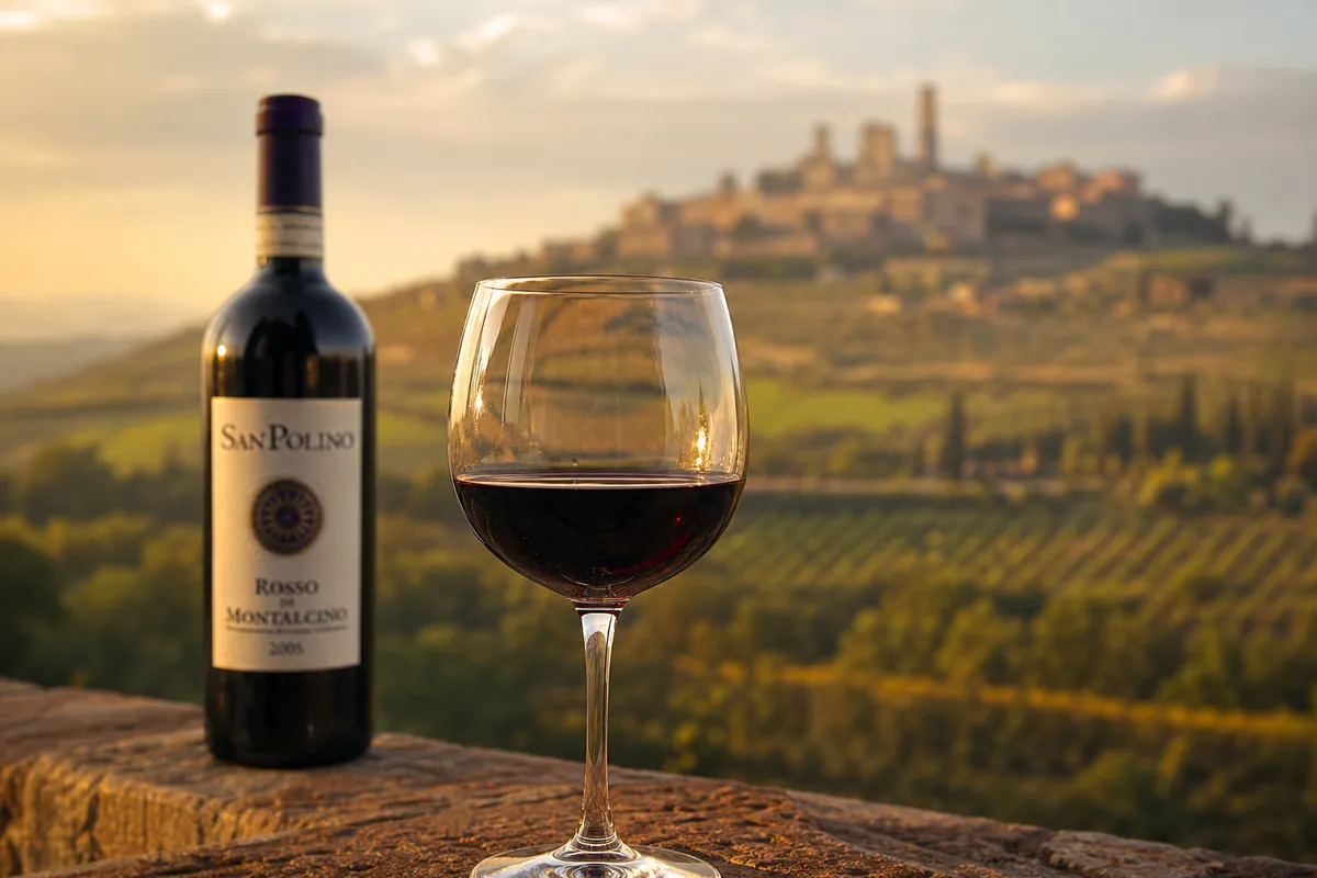 Rosso di Montalcino red wine