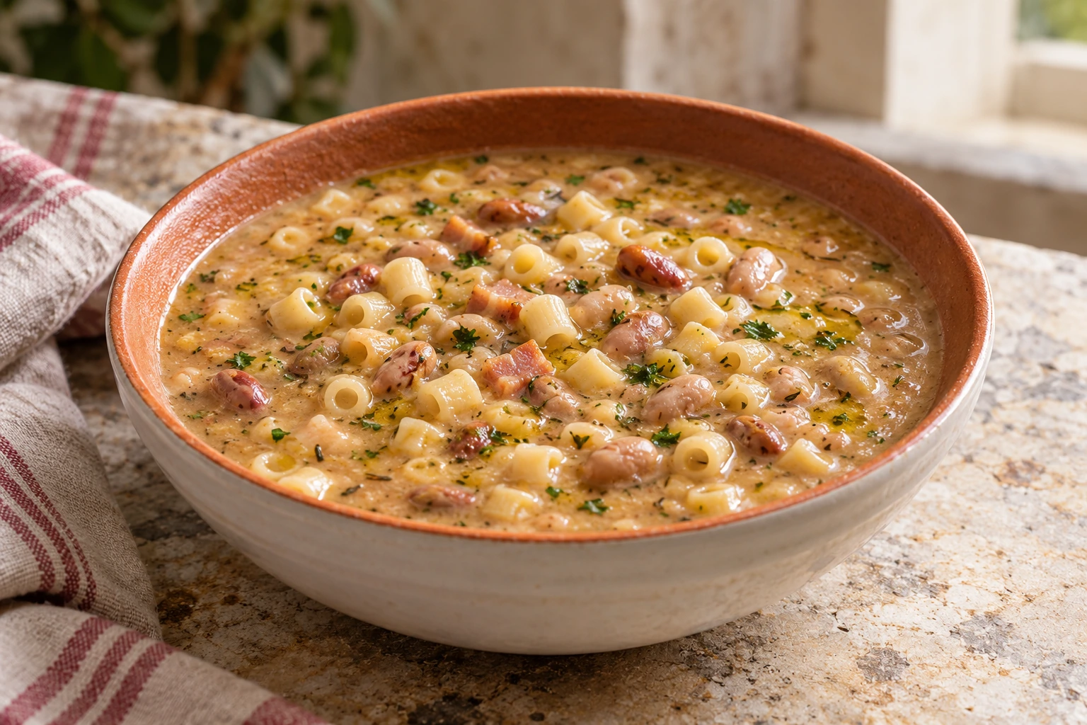 Pasta e fagioli alla veneta