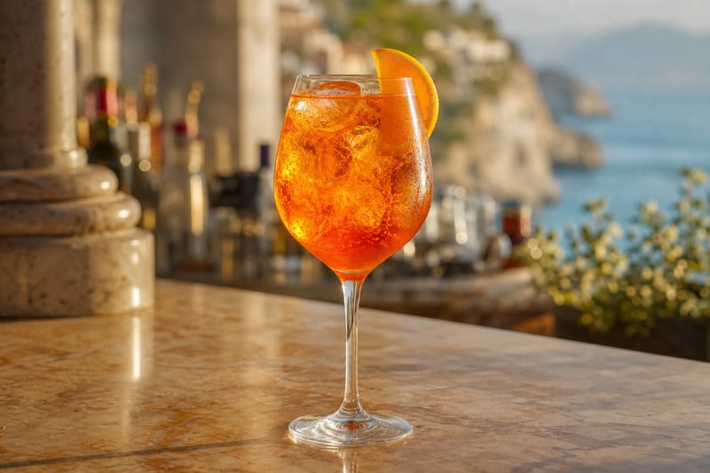 Aperol Spritz, a classic Italian cocktail