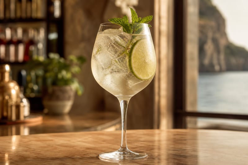 Hugo Spritz, a classic Italian cocktail