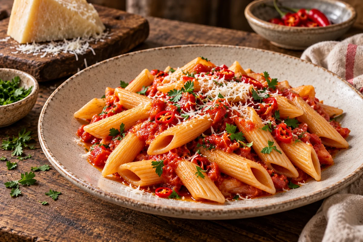 Penne all’arrabbiata