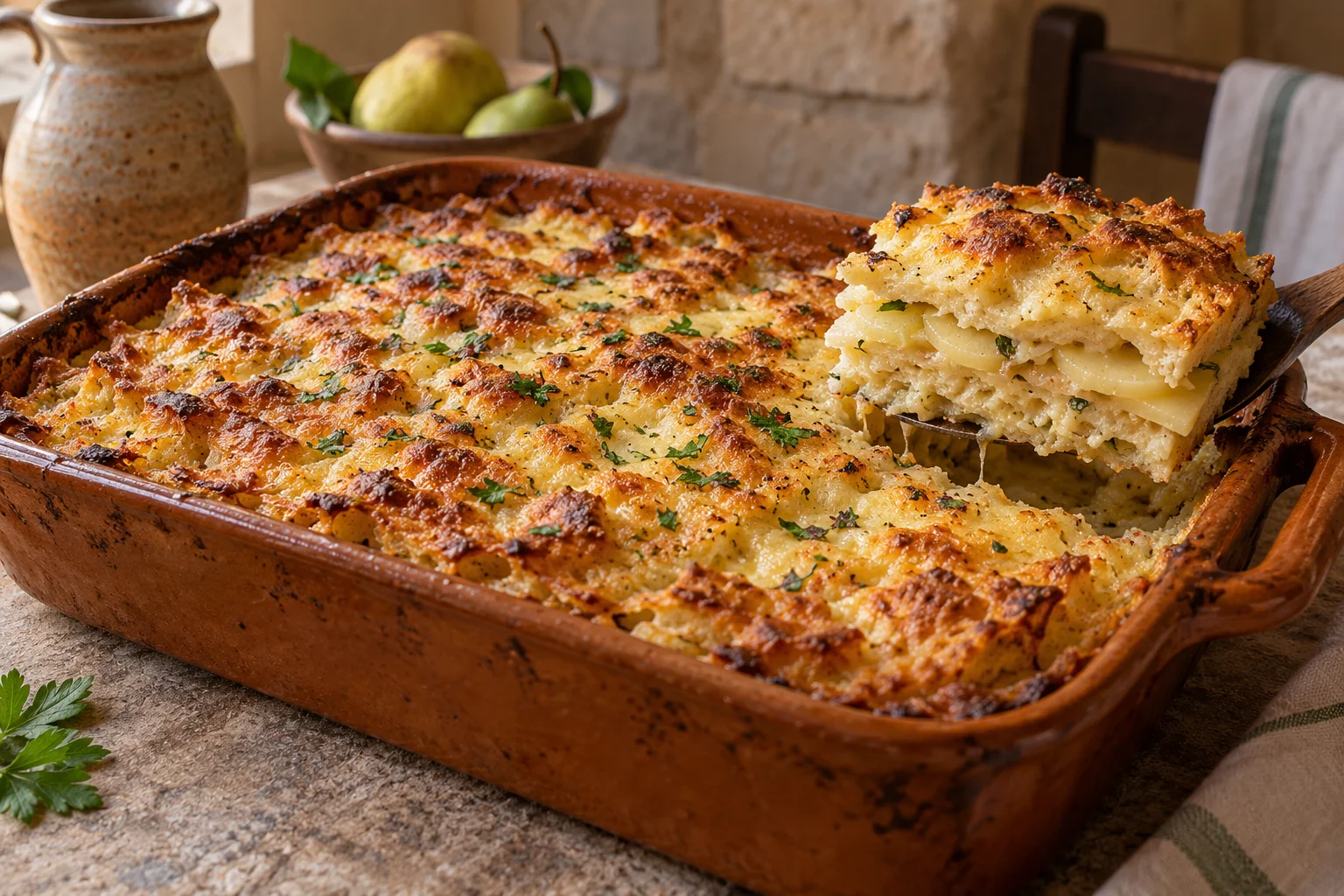 Zuppa gallurese, supa cuata